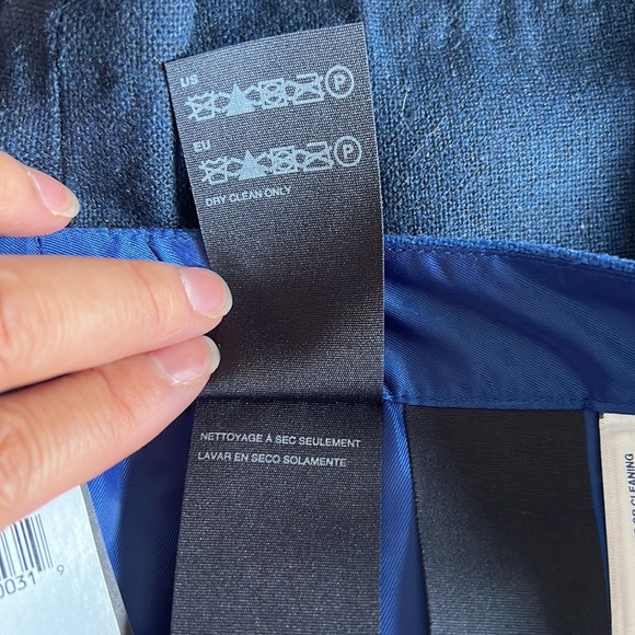 BRAND NEW! - Tommy Hilfiger Wool blend Knee-Length Skirt - Blue & Navy Blue - Picture 10 of 10